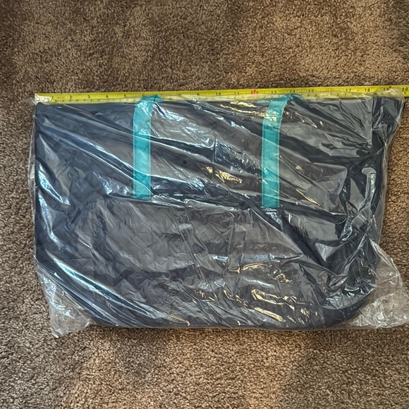 Seattle Mariners Navy and Teal Quilted Tote Bag - Picture 2 of 4